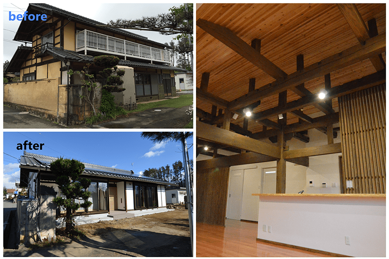 耐震補強をしたリフォーム住宅